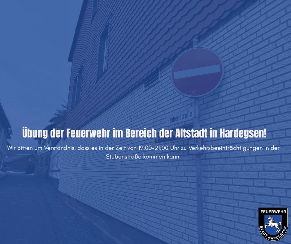 Heute kommt es zwischen 19:00 und 21:00 Uhr im Bereich der Stubenstraße zu Verkehrsbeeinträchtigunge